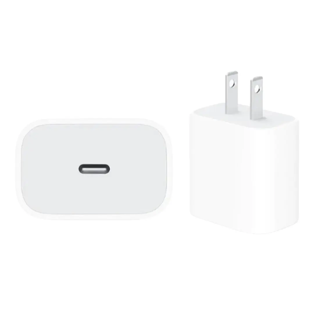 Combo Cable Lightning Original + Cabeza 20W Original + Forro del Cargador